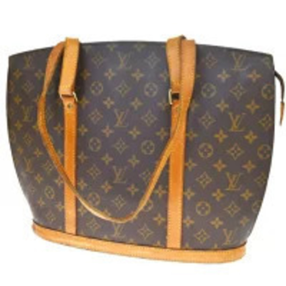 Louis Vuitton Babylon Tote Bag Monogram Leather Shoulder Bag Brown